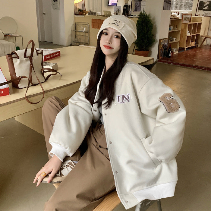 Fashion Thick Baseball Uniform Women