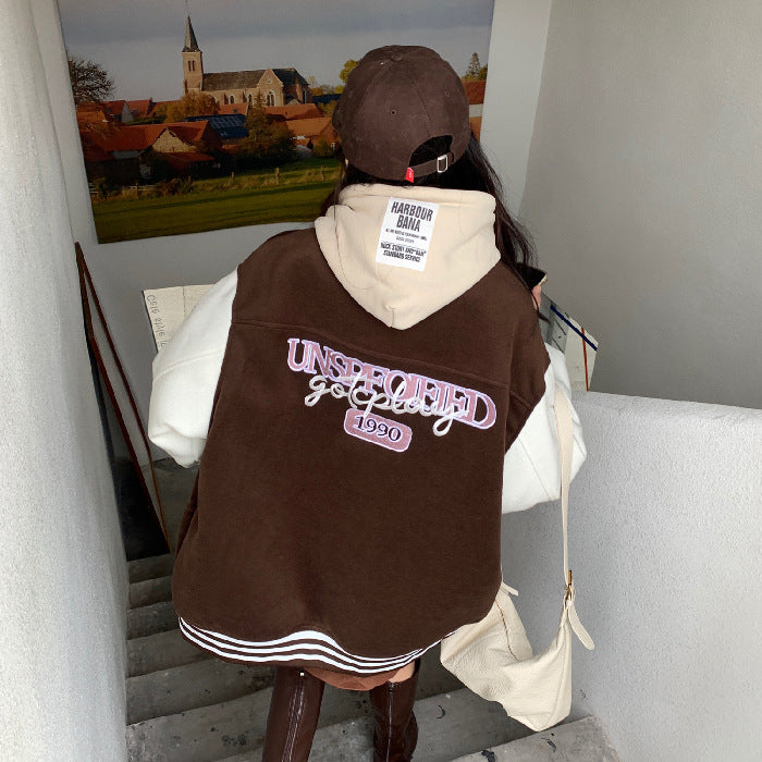 Fashion Thick Baseball Uniform Women